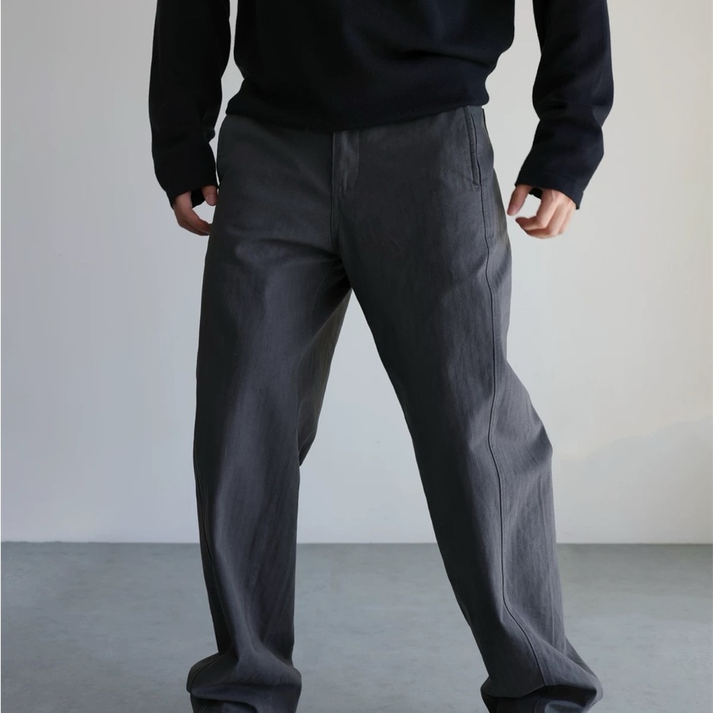 Men's Charcoal Chinos